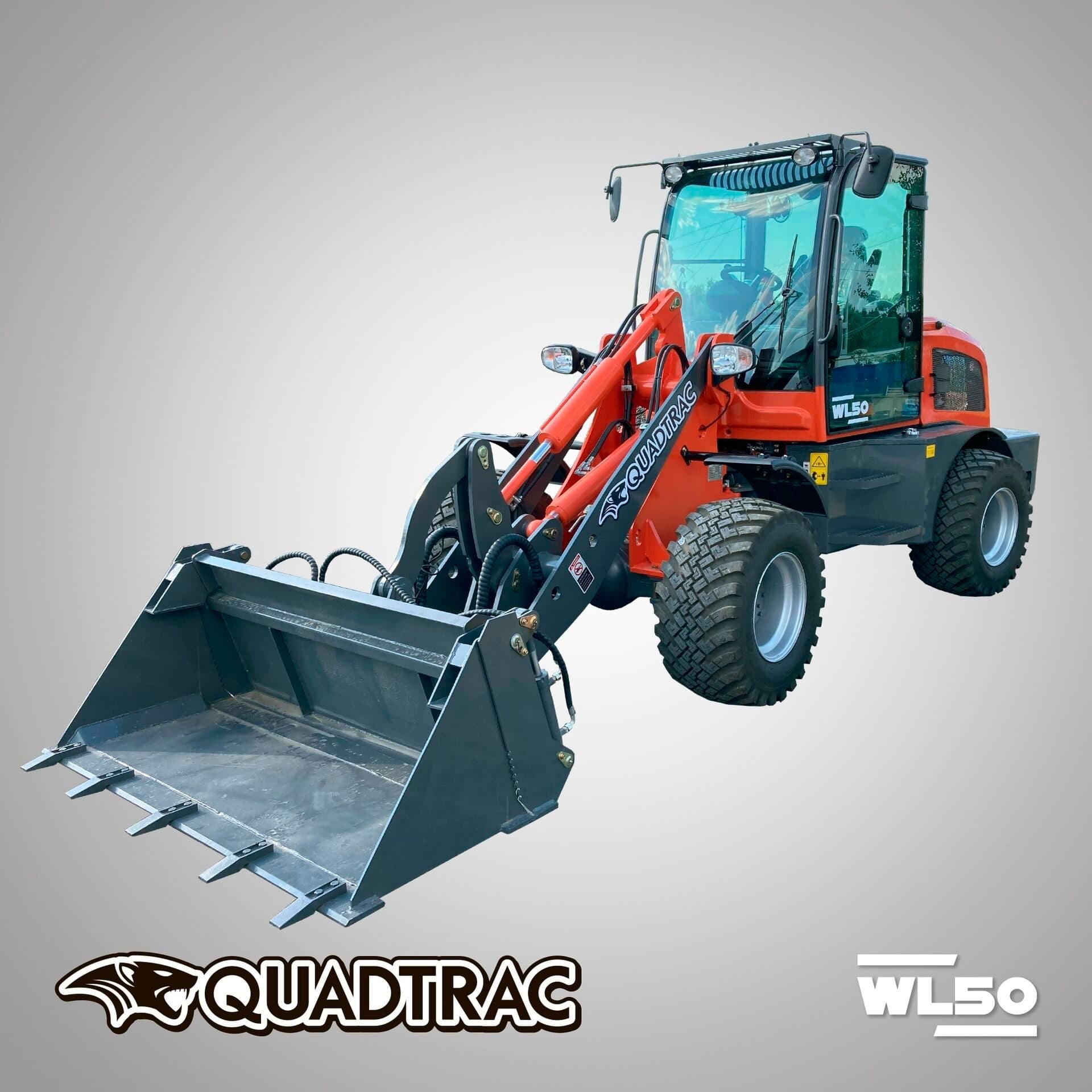 Фронтальный погрузчик QUADTRAC WL50, мощность, л.с. 50, вес, кг 4000