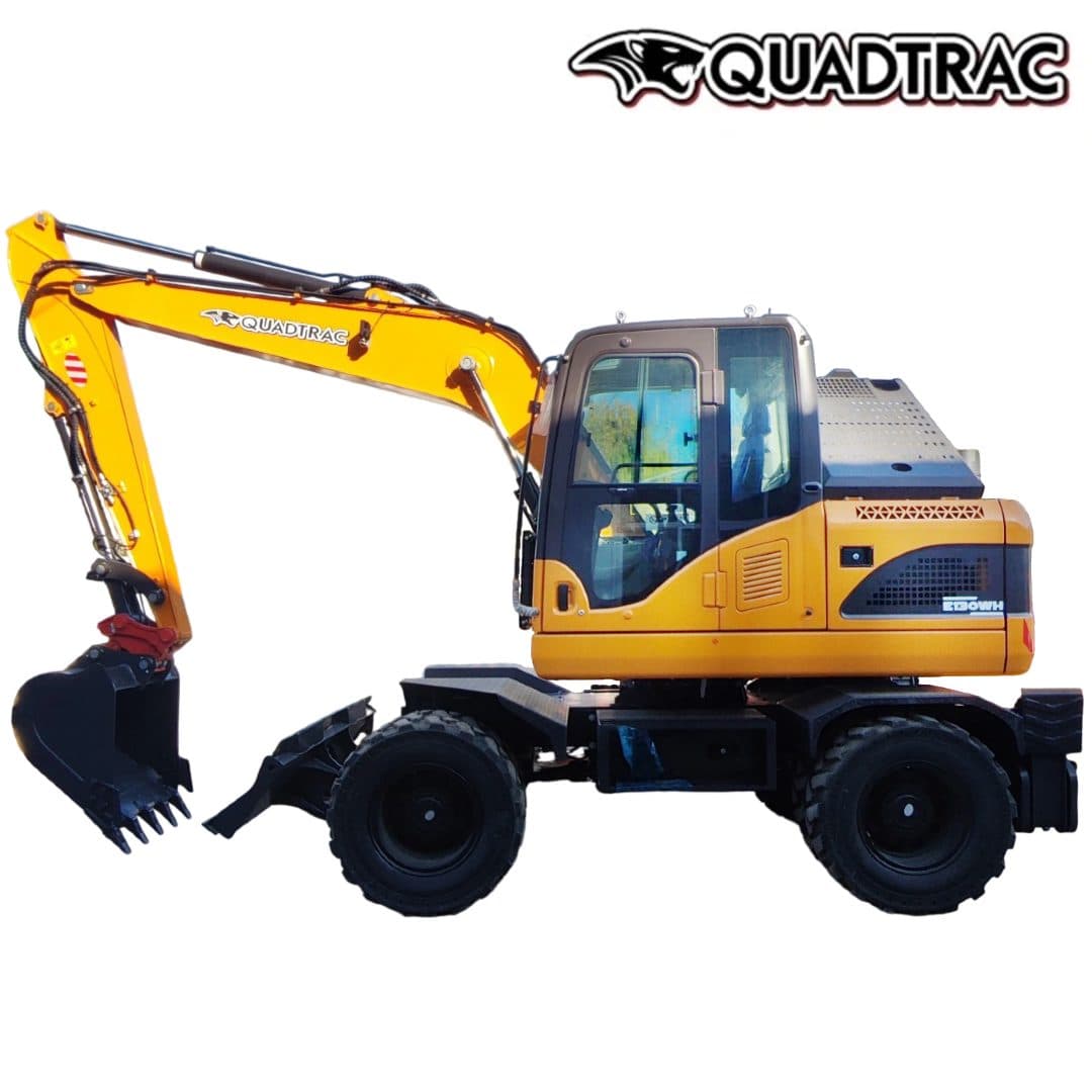 Колёсный экскаватор QUADTRAC E130WH, мощность, л.с. 125, глубина копания, мм 4673