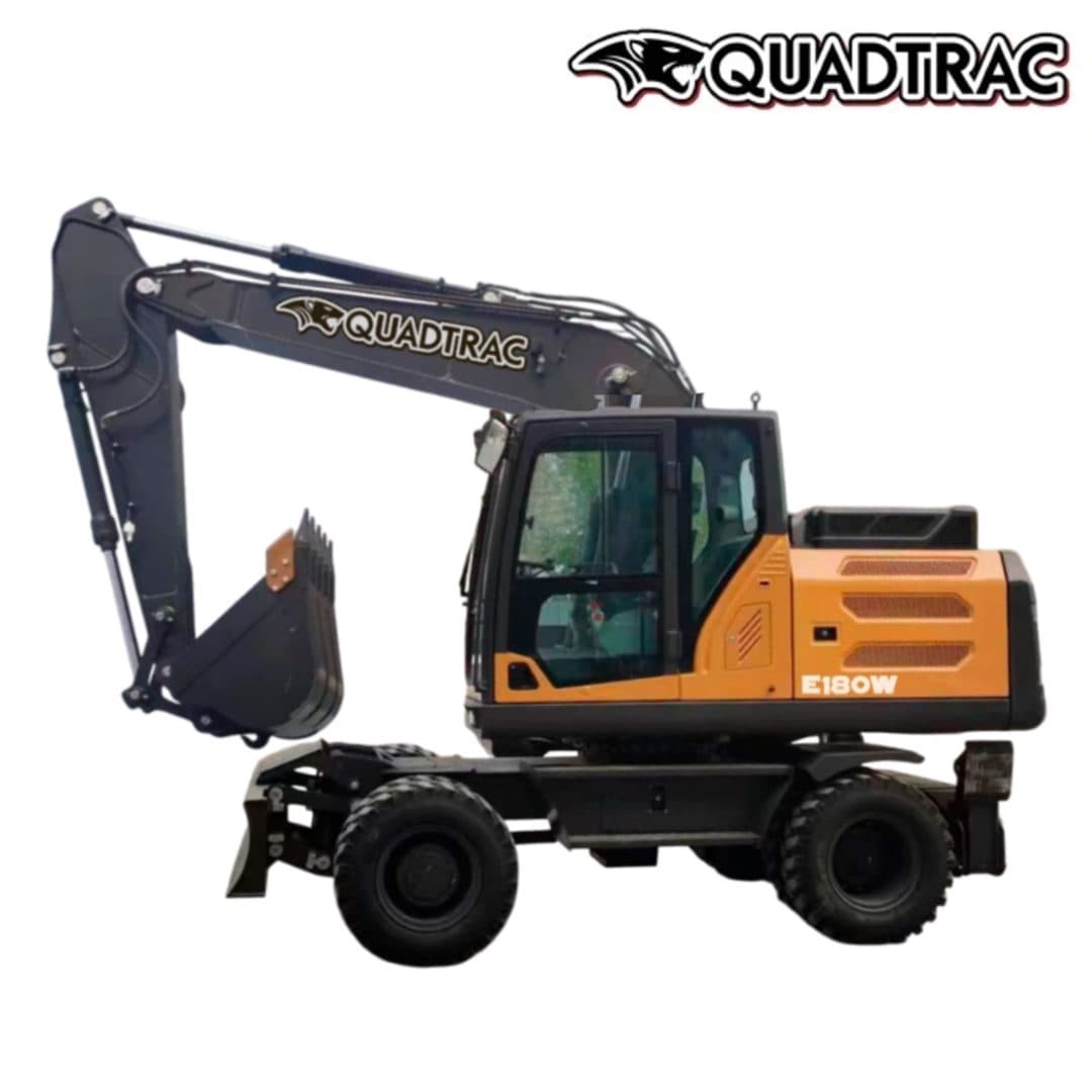 Колёсный экскаватор QUADTRAC E180W, мощность, л.с. 170, глубина копания, мм 5350