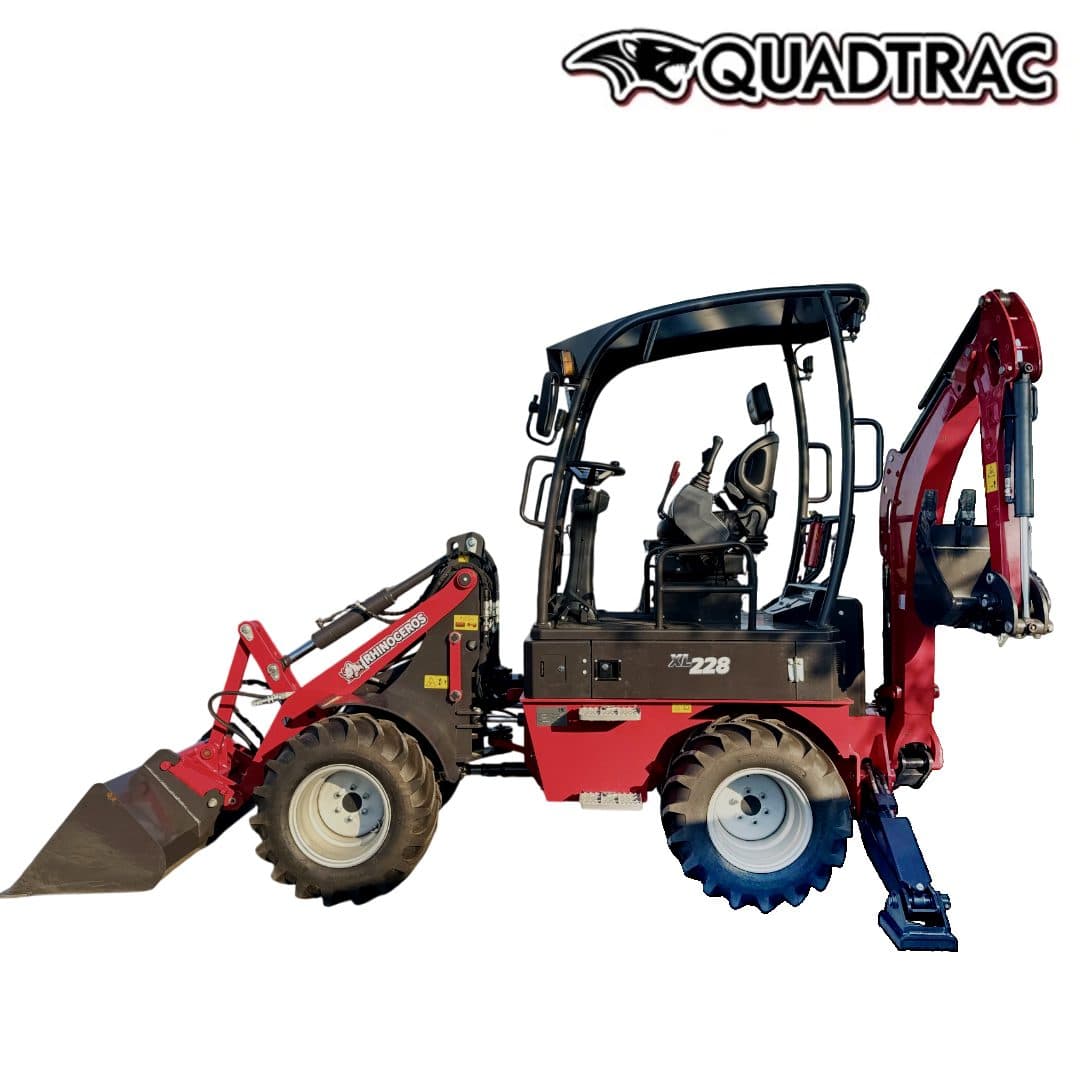 Мини-экскаватор-погрузчик QUADTRAC XN290, мощность, л.с. 19, глубина копания, мм 2500