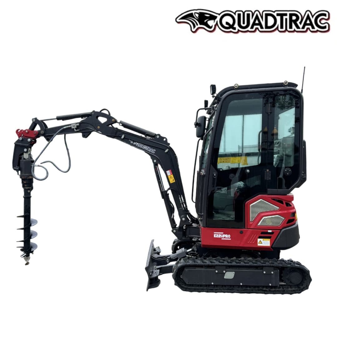 Мини-экскаватор QUADTRAC EX22U PRO, мощность, л.с. 19, глубина копания, мм 2150
