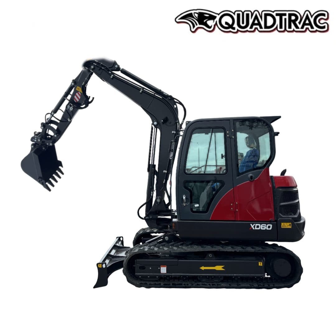 Мини-экскаватор QUADTRAC EX60, мощность, л.с. 60, глубина копания, мм 3800