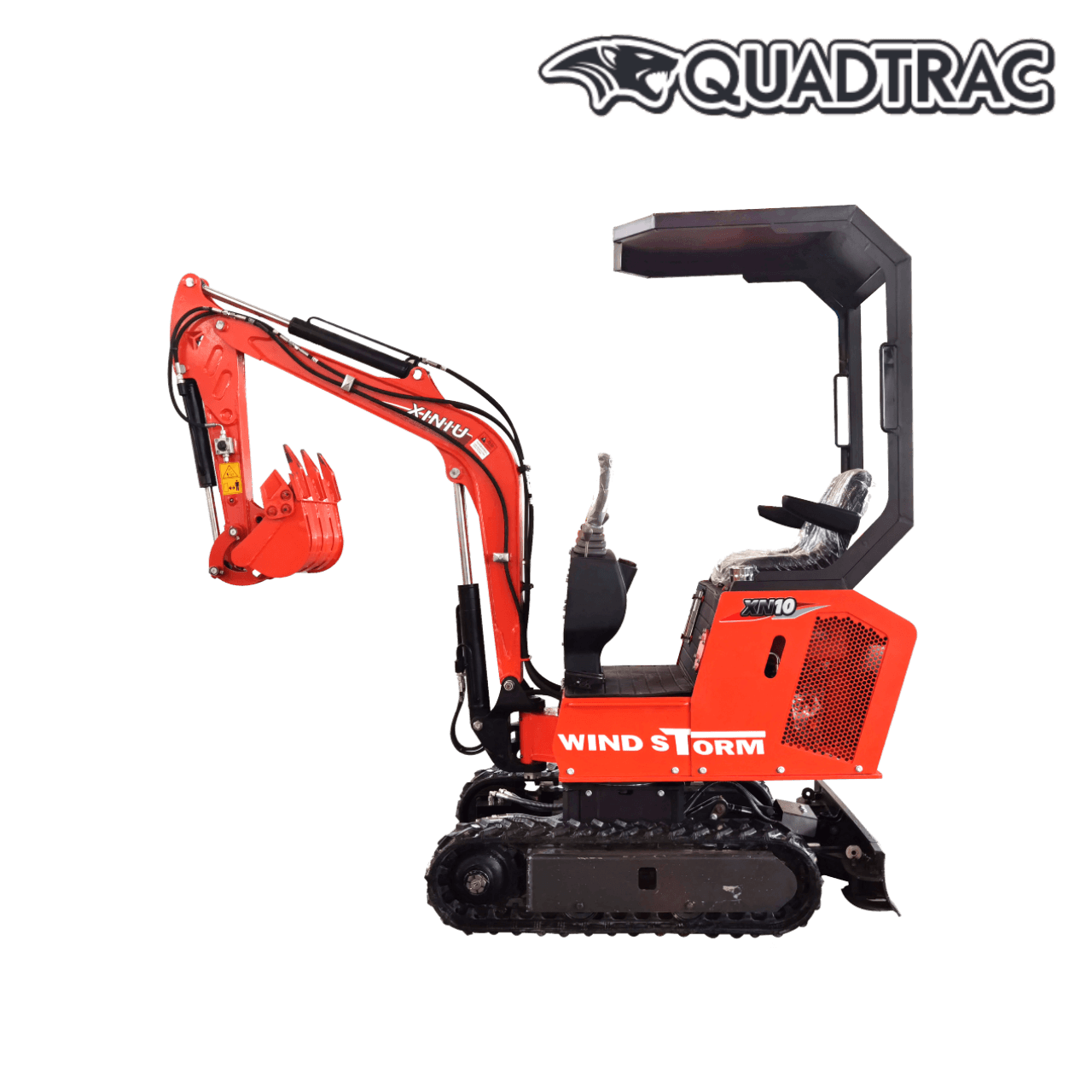Мини-экскаватор QUADTRAC XN10, мощность, л.с. 12, глубина копания, мм 1650
