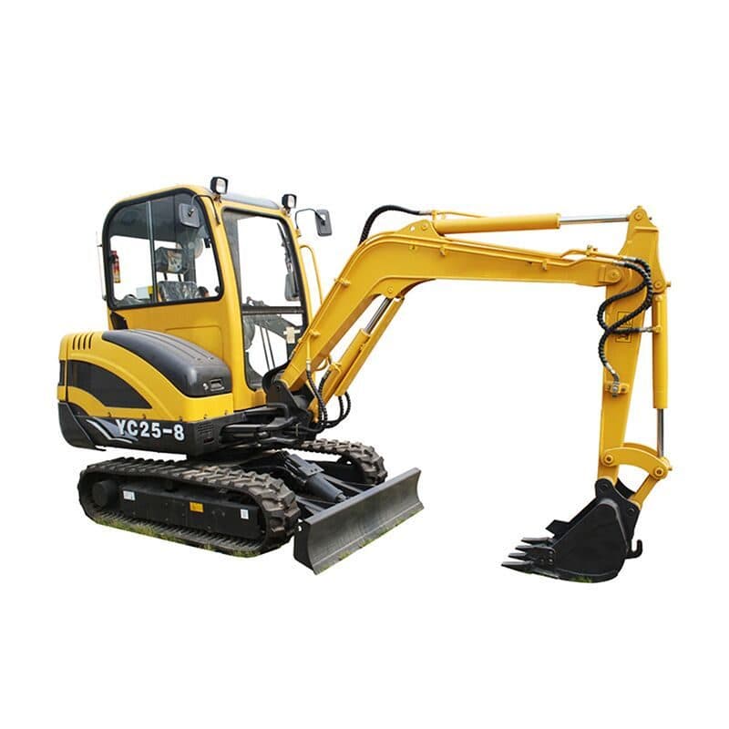 Мини-экскаватор QUADTRAC Yuchai YC25-8, мощность, л.с. 33, глубина копания, мм 2610