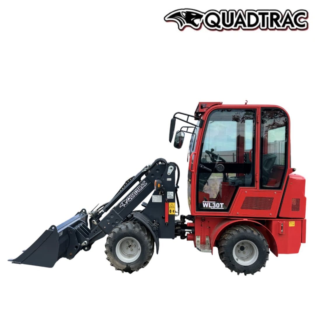 Телескопический мини-погрузчик QUADTRAC WL30T, мощность, л.с. 25, вес, кг 2100